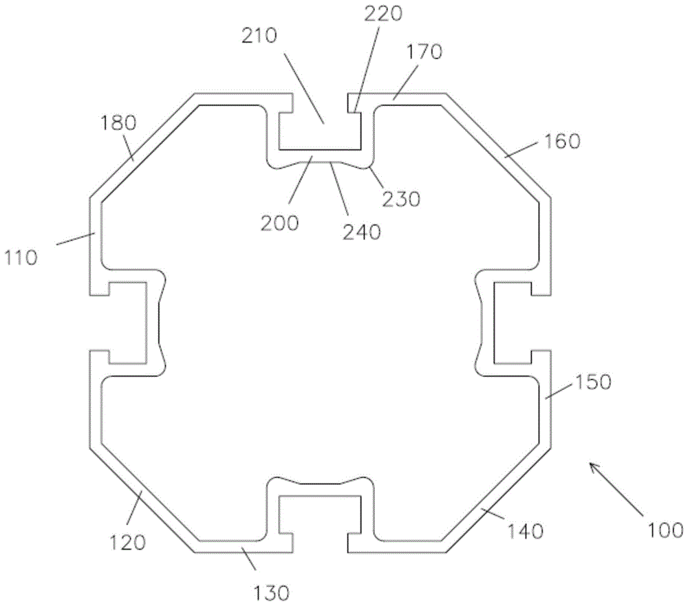 一种测量工具用中空超薄铝型材的制作方法