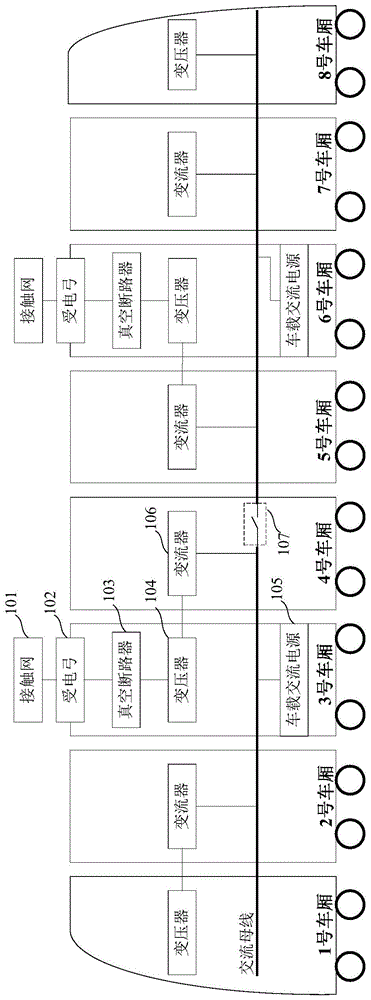 一种控制列车交流母线接触器的方法、系统及列车与流程