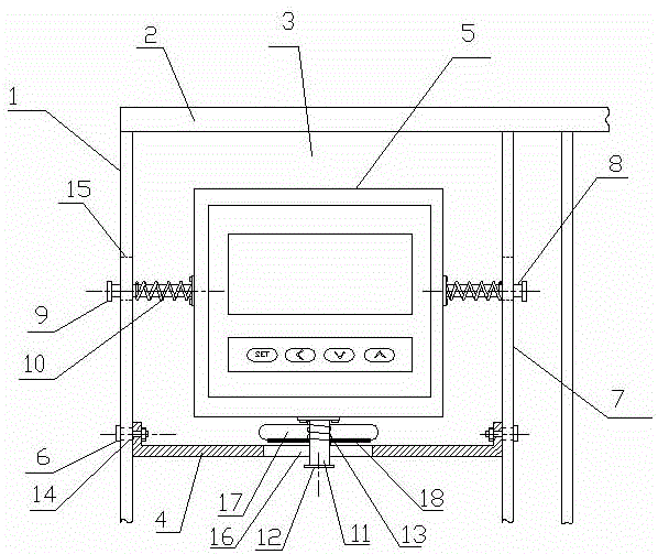 一种安全防震电力表的制作方法