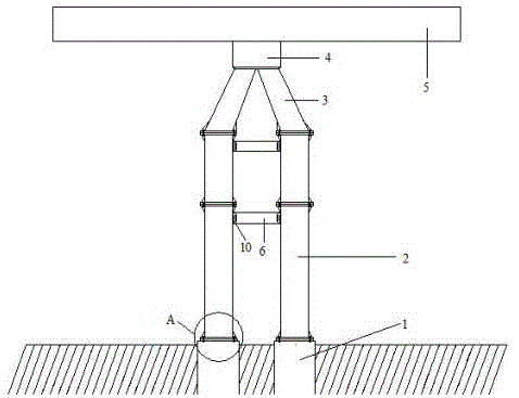 一种中梁节点支撑钢管柱机构的制作方法