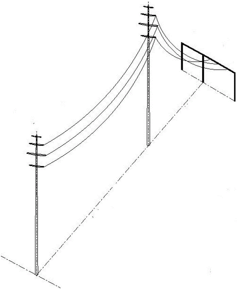 一种构架型双回路终端杆塔的制作方法