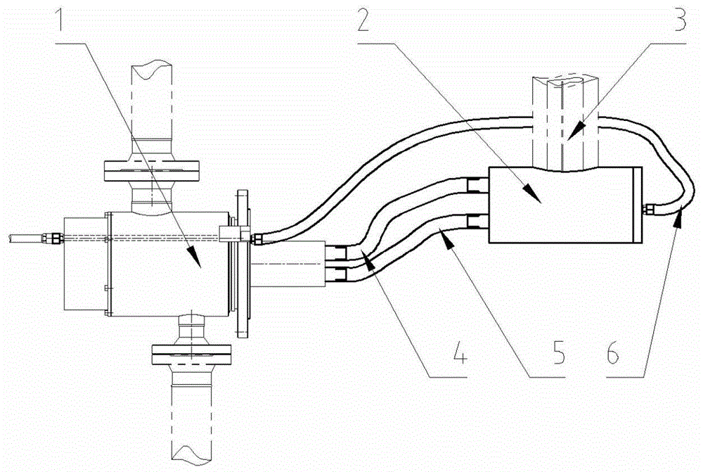 复合连续管内同时输入电液气三种类型信号的输送装置的制作方法