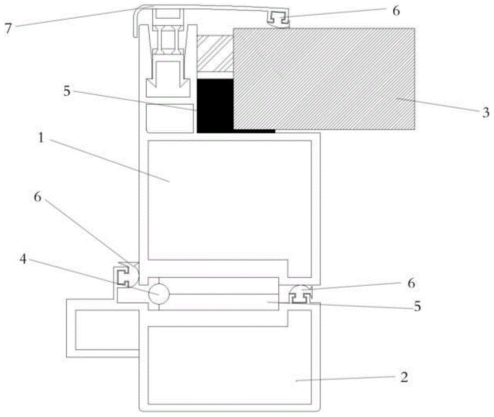 一种框架式穹顶建筑结构中的隔热保温窗户的制作方法