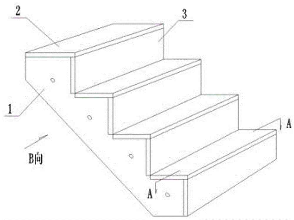 楼梯主体集成快装结构的制作方法