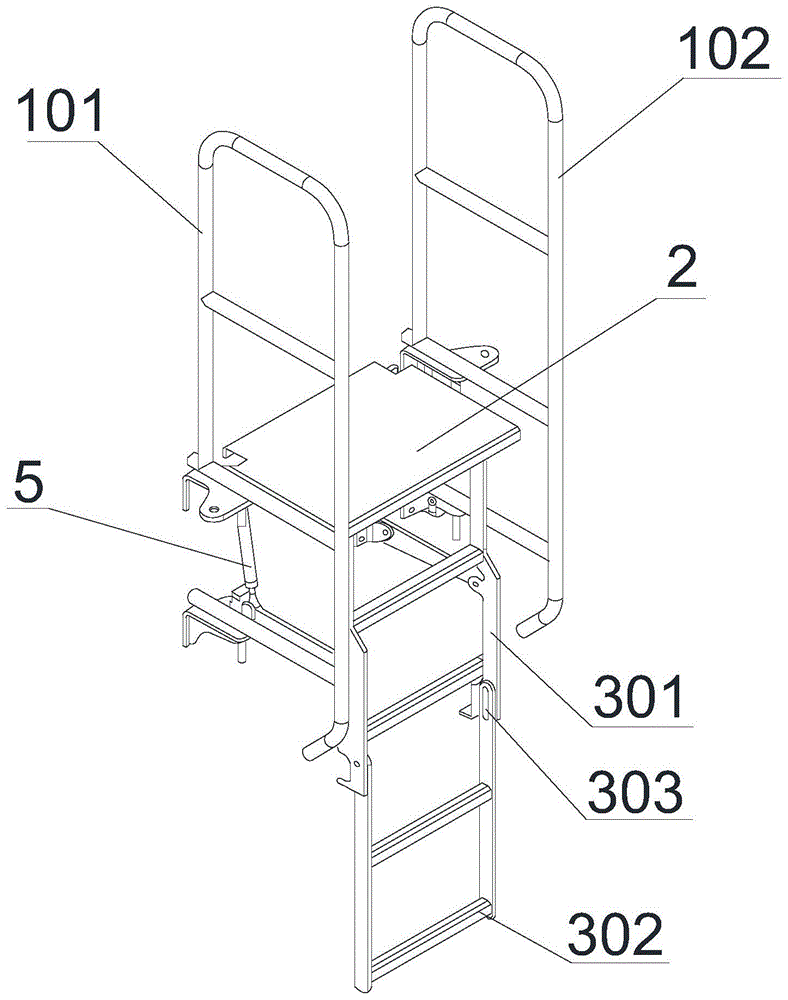 一种折叠式梯架的制作方法