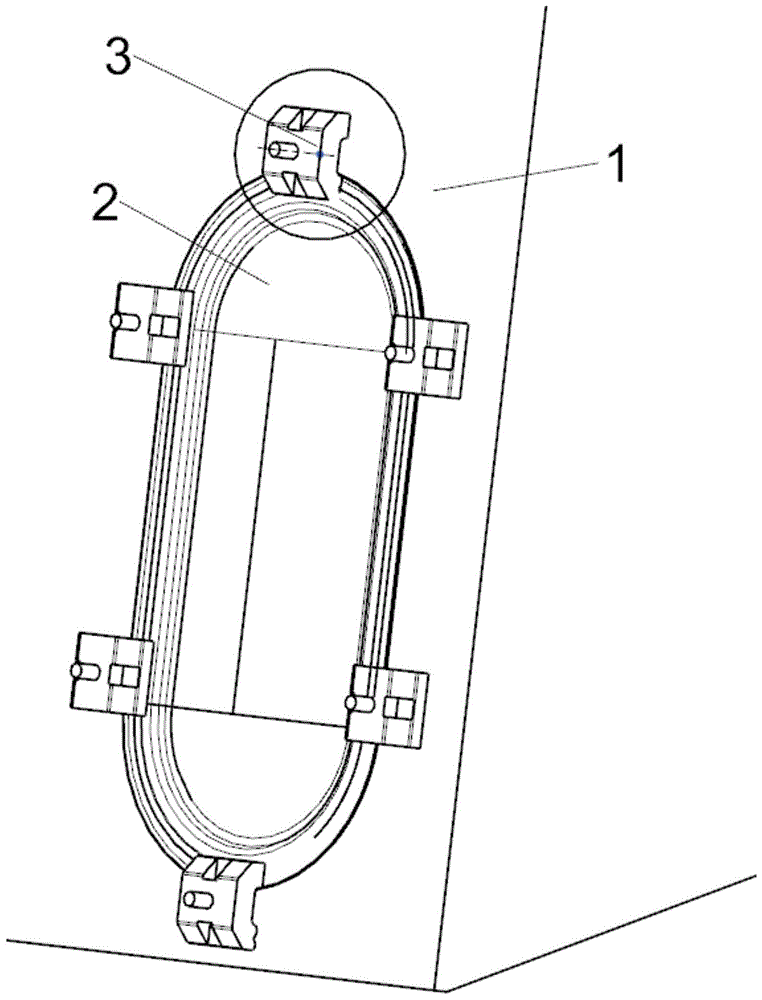 柴油机门盖结构的制作方法