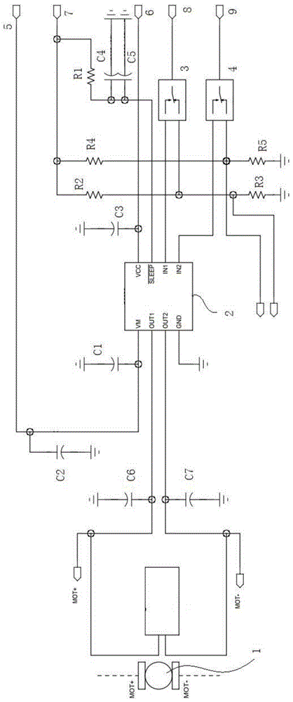 一种无源电子锁的机械转动电路的制作方法