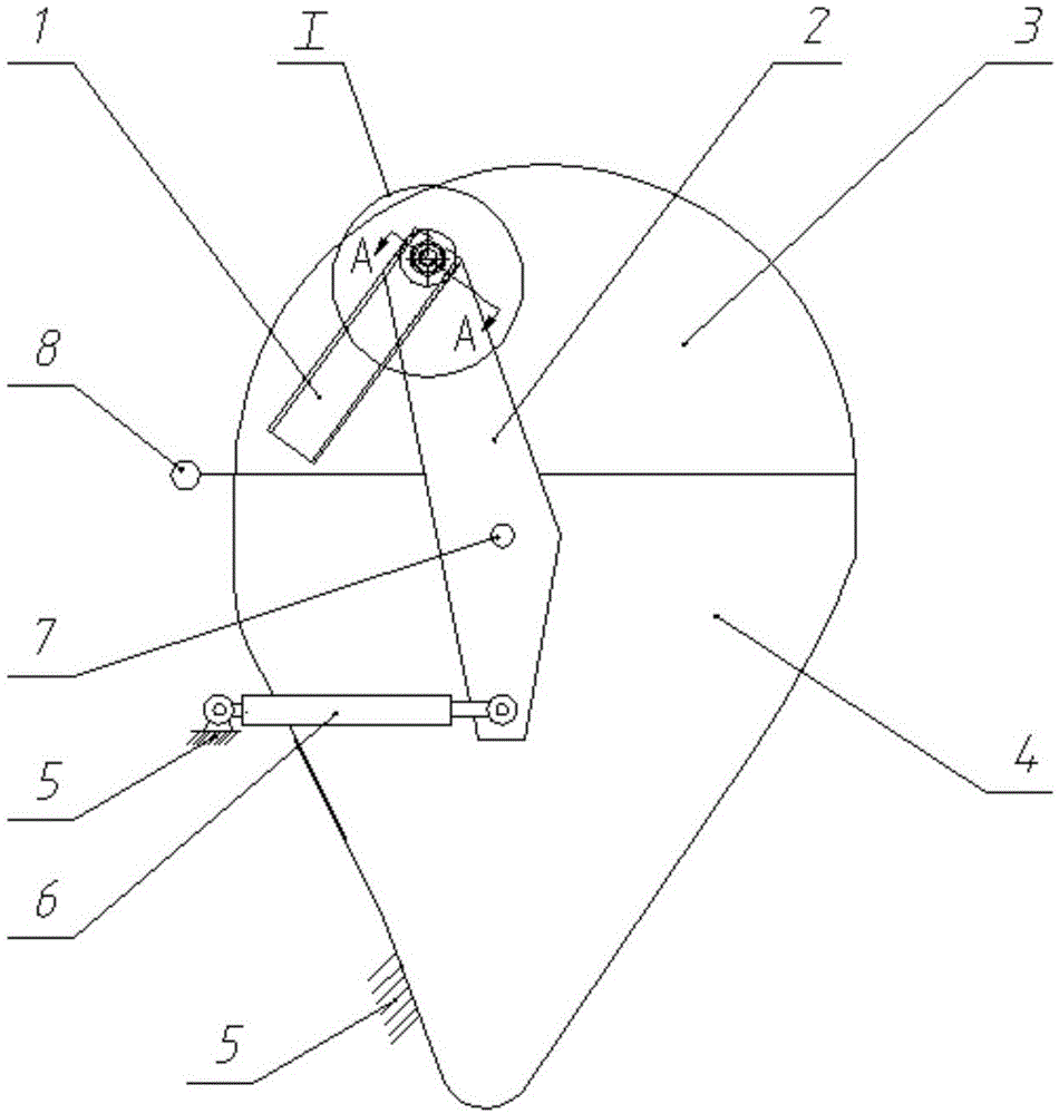 仓盖液压操控机构的制作方法