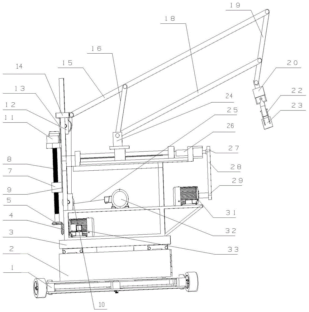 建筑砌墙机器人的制作方法