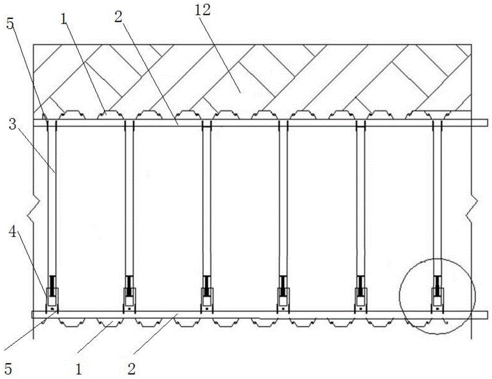 一种拉森钢板桩支撑结构及支撑方法与流程