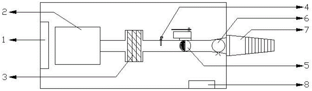一种用于墙体内线路管道的穿线机的制作方法