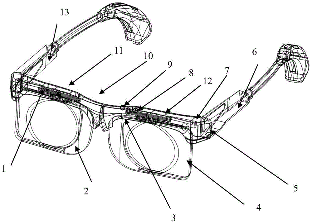 三明治式谐衍射Alvarez变焦智能眼镜的制作方法
