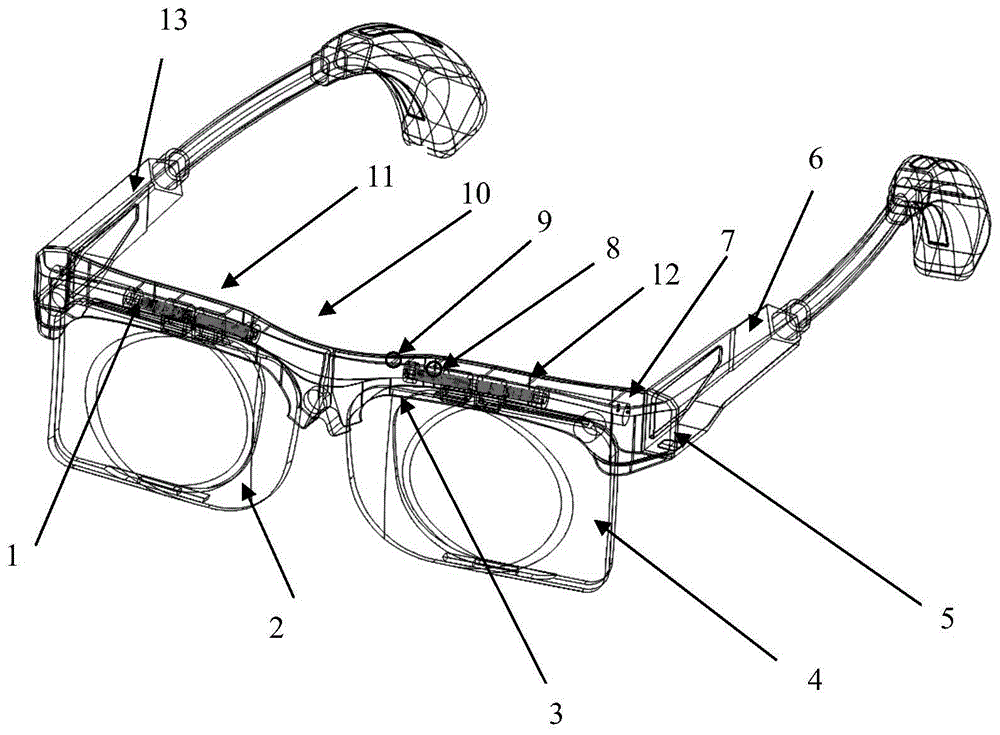 三明治式Alvarez变焦智能眼镜的制作方法