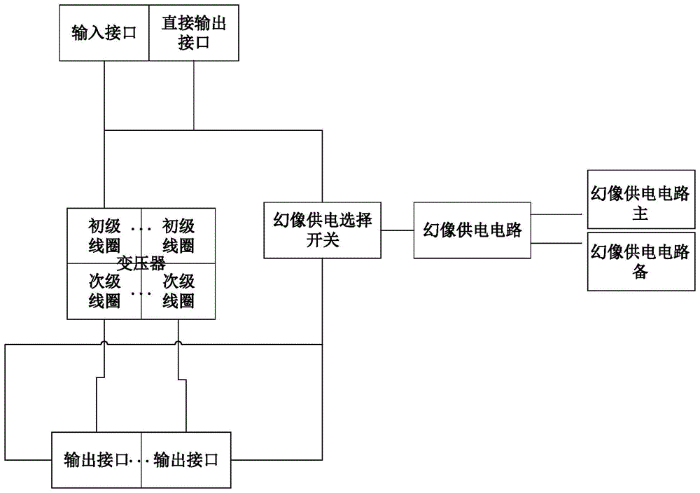 一种带有幻像供电的无源音频分配混合器的制作方法