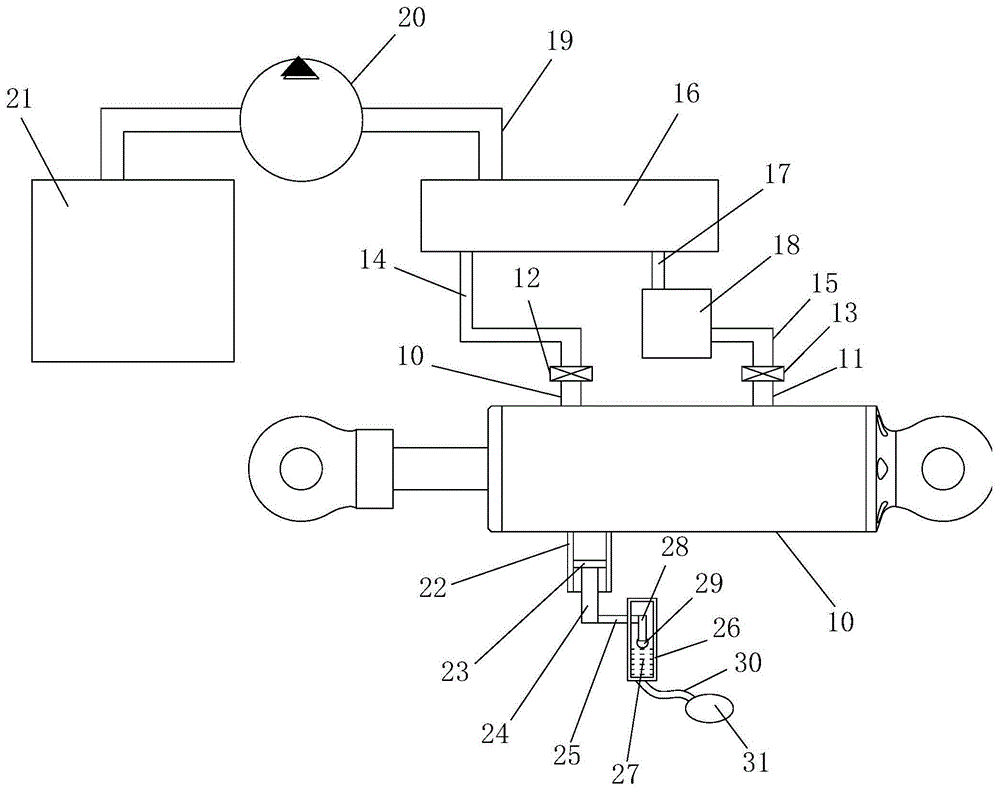 具备检测液压油的液压缸的制作方法