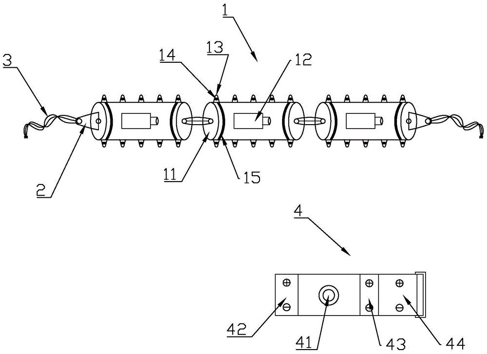 一种便携式能量按摩链的制作方法