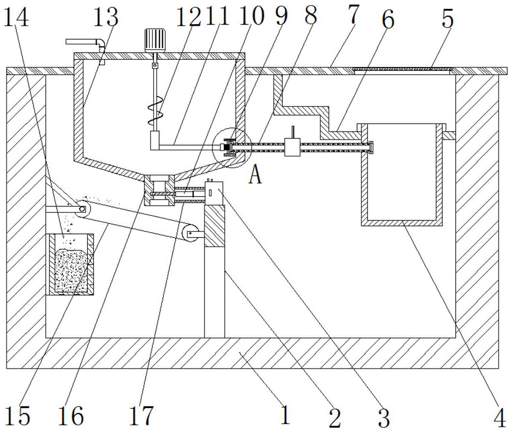 一种具有防堵塞功能的农村生活污水处理装置的制作方法