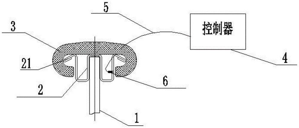 一种扶梯扶手带防夹手装置的制作方法