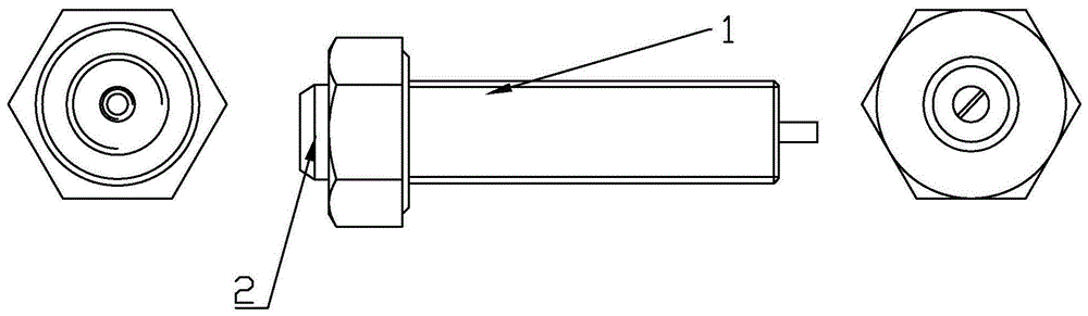 一种可检测螺栓轴力的螺栓及其检测方法与流程