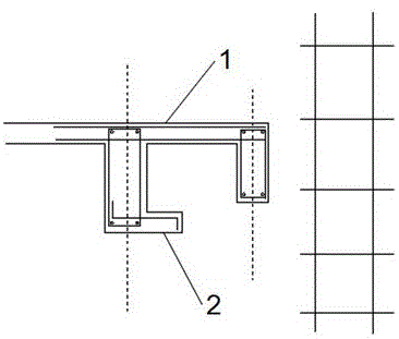 挑板下有挑檐的内模板加固方法与流程