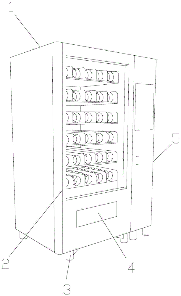 新型分体式自动售药机的制作方法