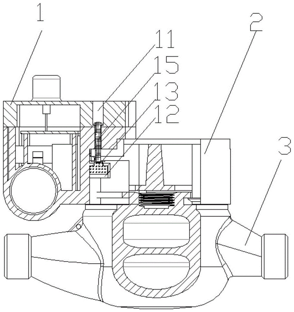 一种防拆分体式智能水表的制作方法