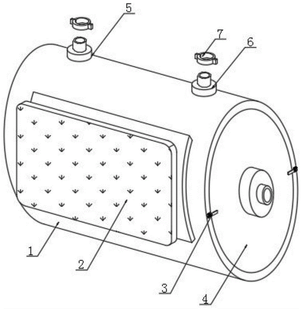 一种外导流折流杆闭式循环水换热器的制作方法