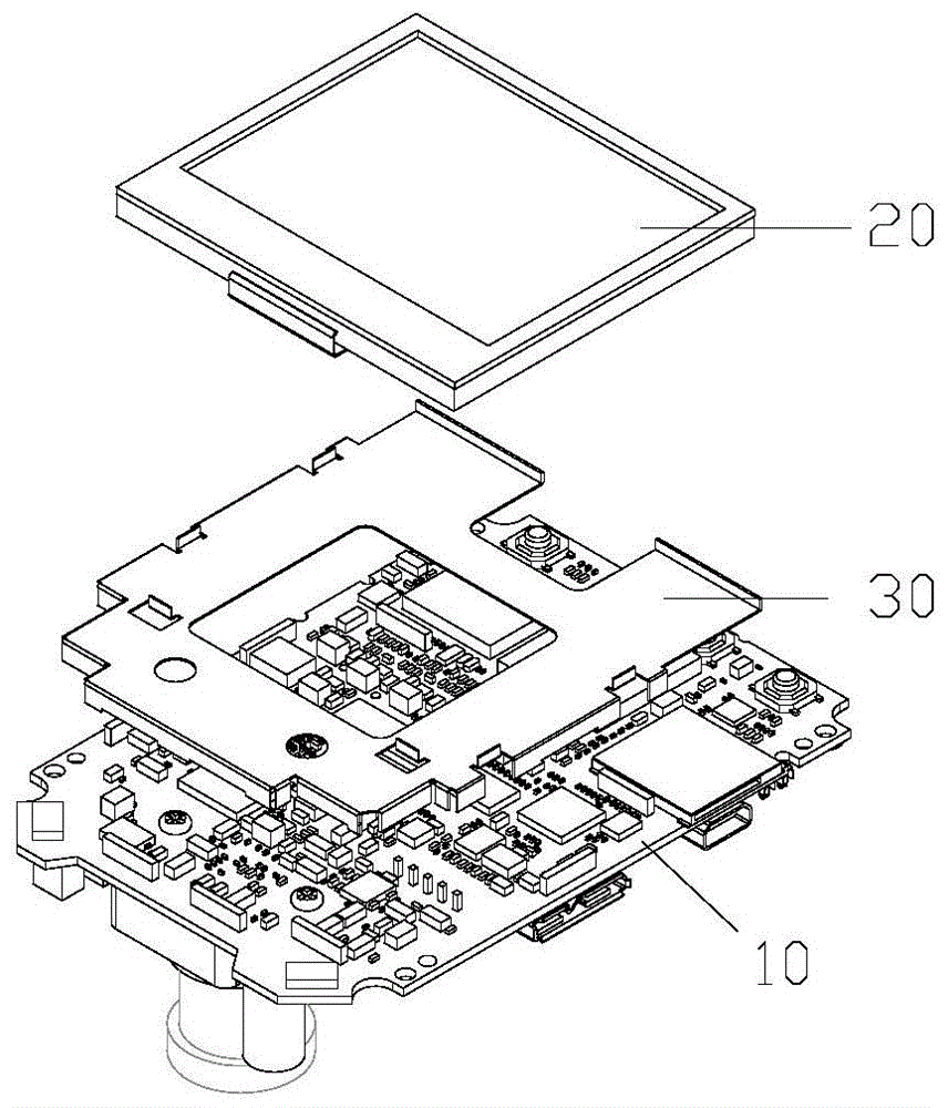 一种具有屏蔽功能的显示屏支架结构的制作方法