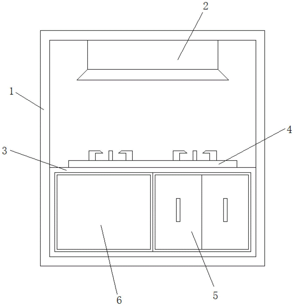 一种餐具消毒效果好的集成灶的制作方法