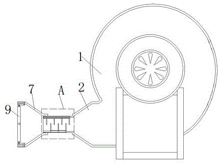 一种轮机进风口的防护装置的制作方法