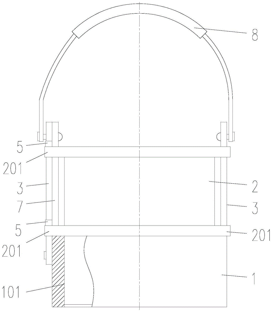 拼接式塑料容器的制作方法