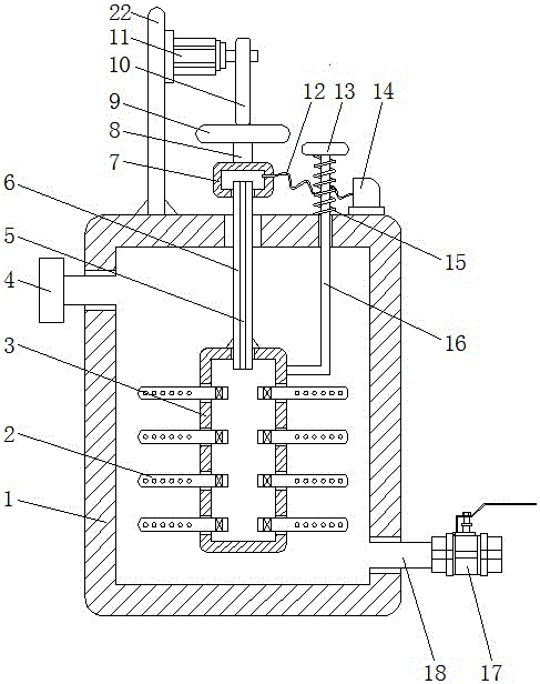 一种用于城市生活污泥均匀发酵池的制作方法