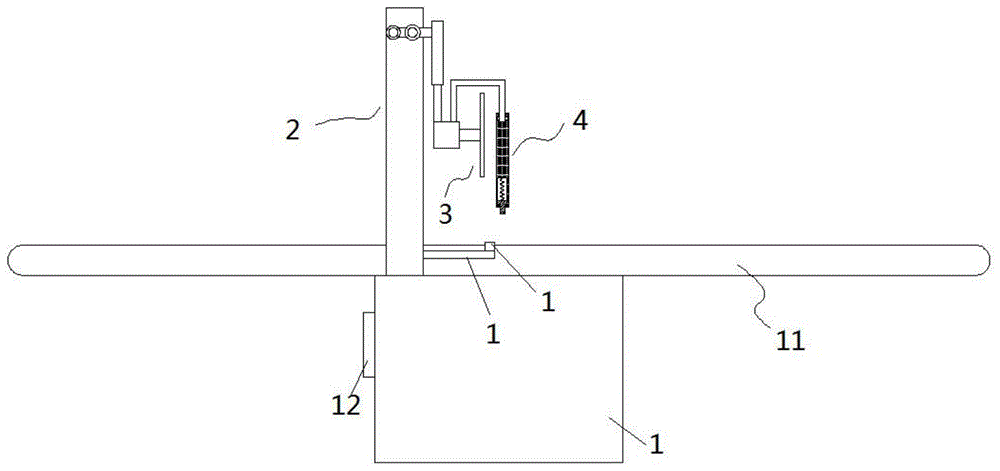 一种PVC塑料地板用定长切割装置的制作方法