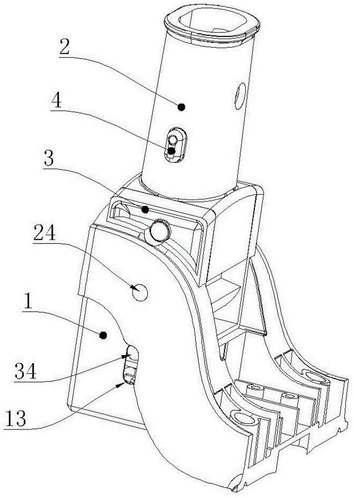 滑板车的折叠结构的制作方法