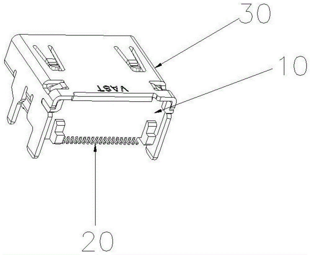 一种抗干扰连接器结构的制作方法