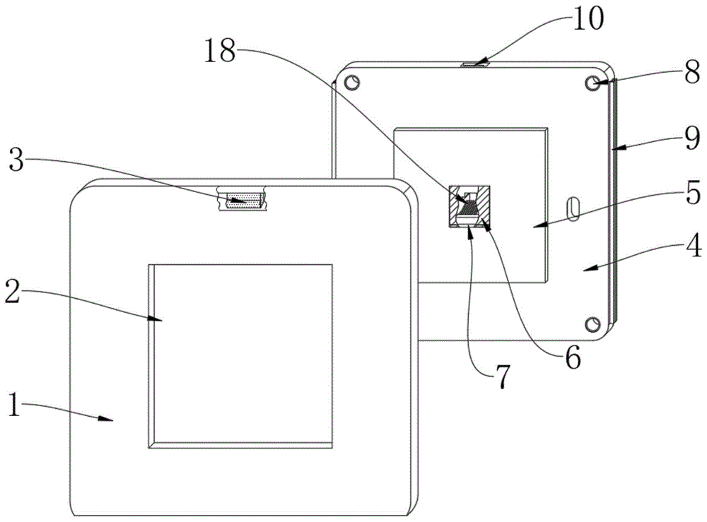 一种便于安装的计算机网络用网线安装盒的制作方法