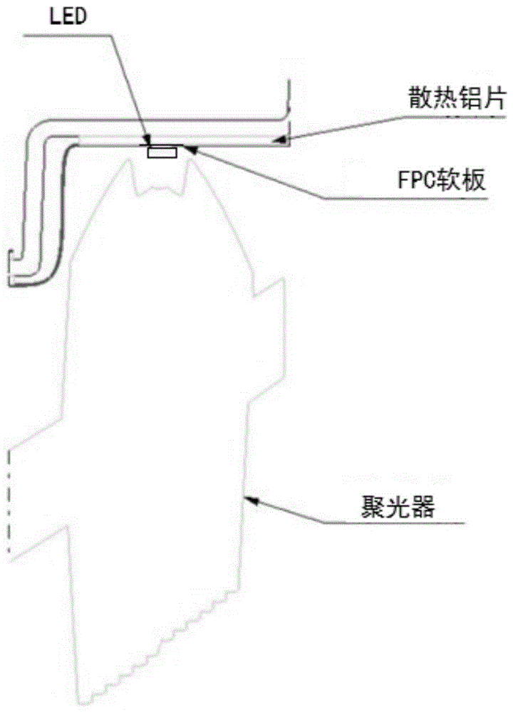 一种多功能共用发光面的车灯照明装置及汽车车灯的制作方法