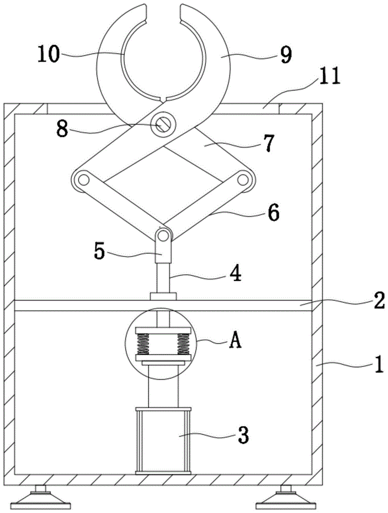 一种塑胶管材切割固定夹具的制作方法