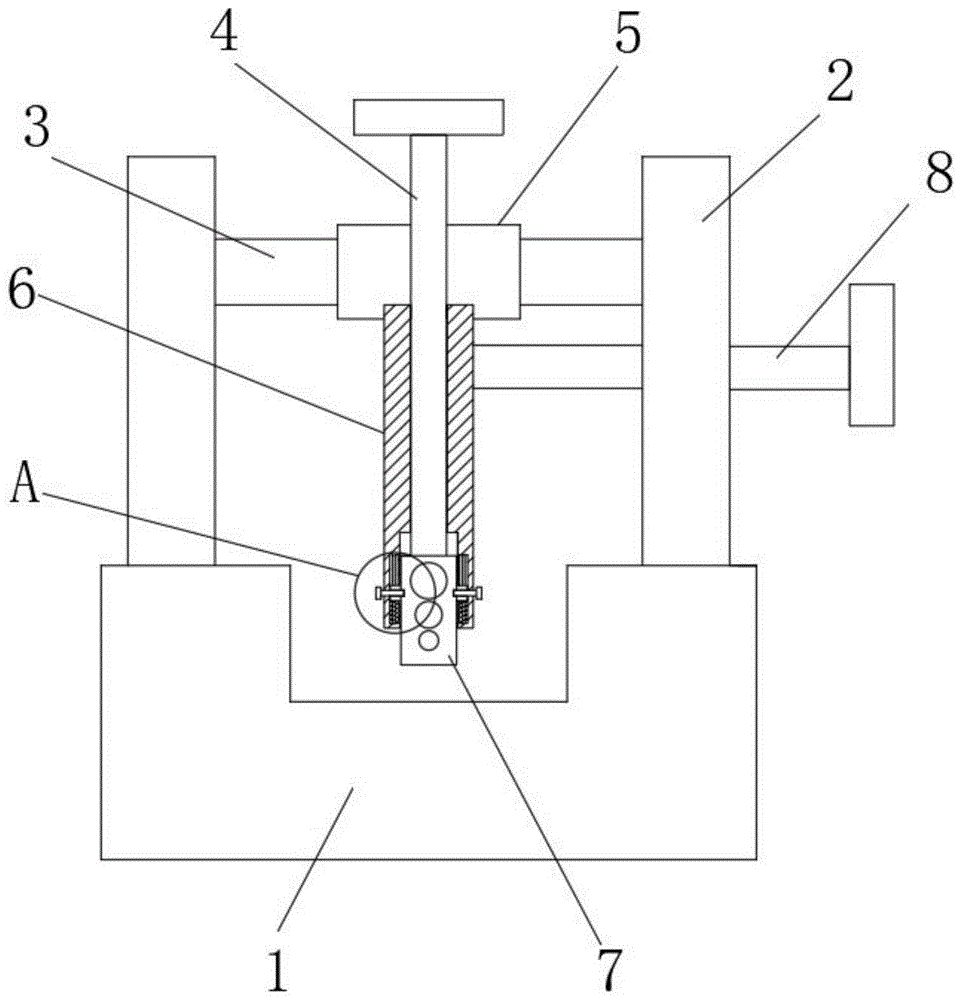 一种反补式集成电路元件包装管弯曲微调装置的制作方法