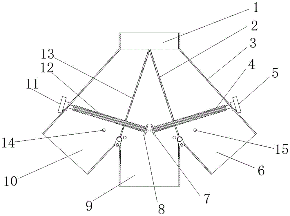 一种四通拨斗的制作方法