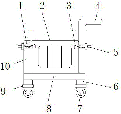 一种方便可移动式垃圾推车的制作方法