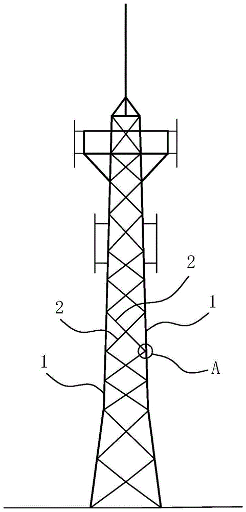 用于通信塔体的装配结构的制作方法