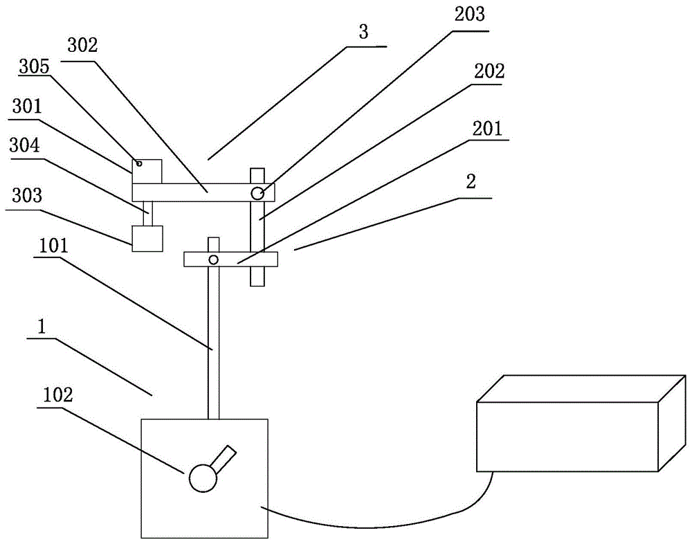 一种电梯曳引性能测试仪的速度测量装置的制作方法