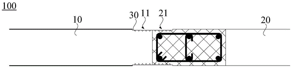 墙板防开裂拼缝结构的制作方法