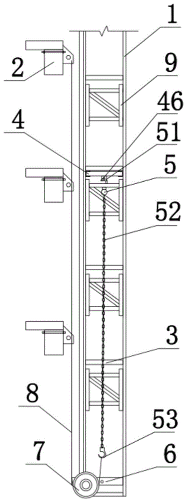 一种建筑用脚手架升降装置的制作方法