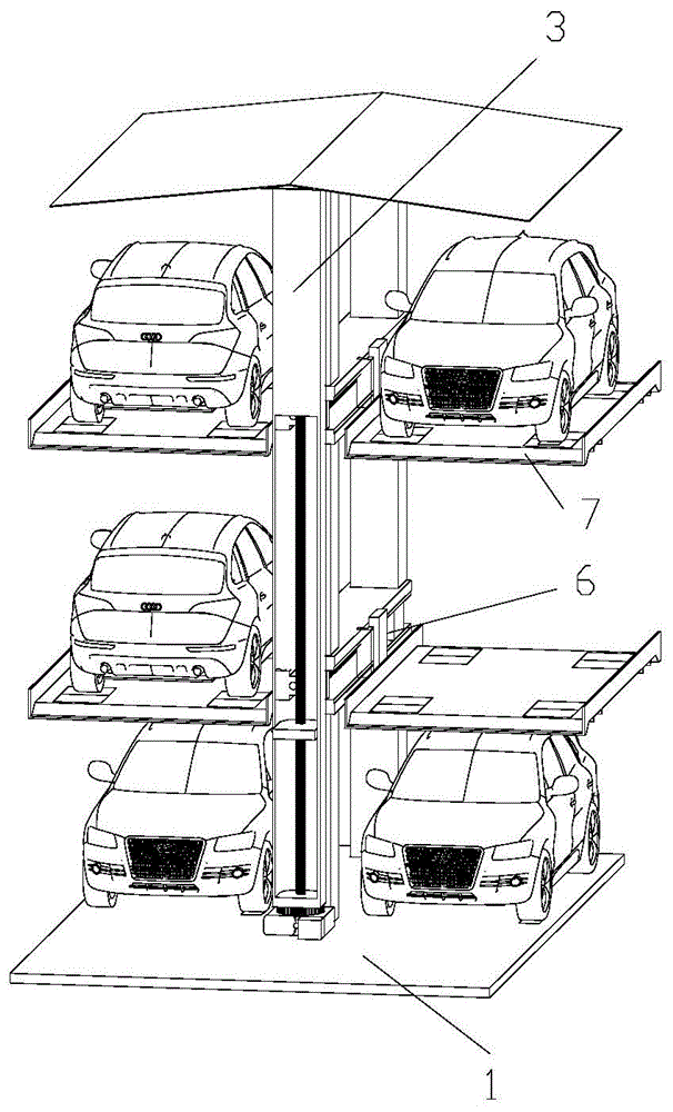 一种立体停车平台的制作方法