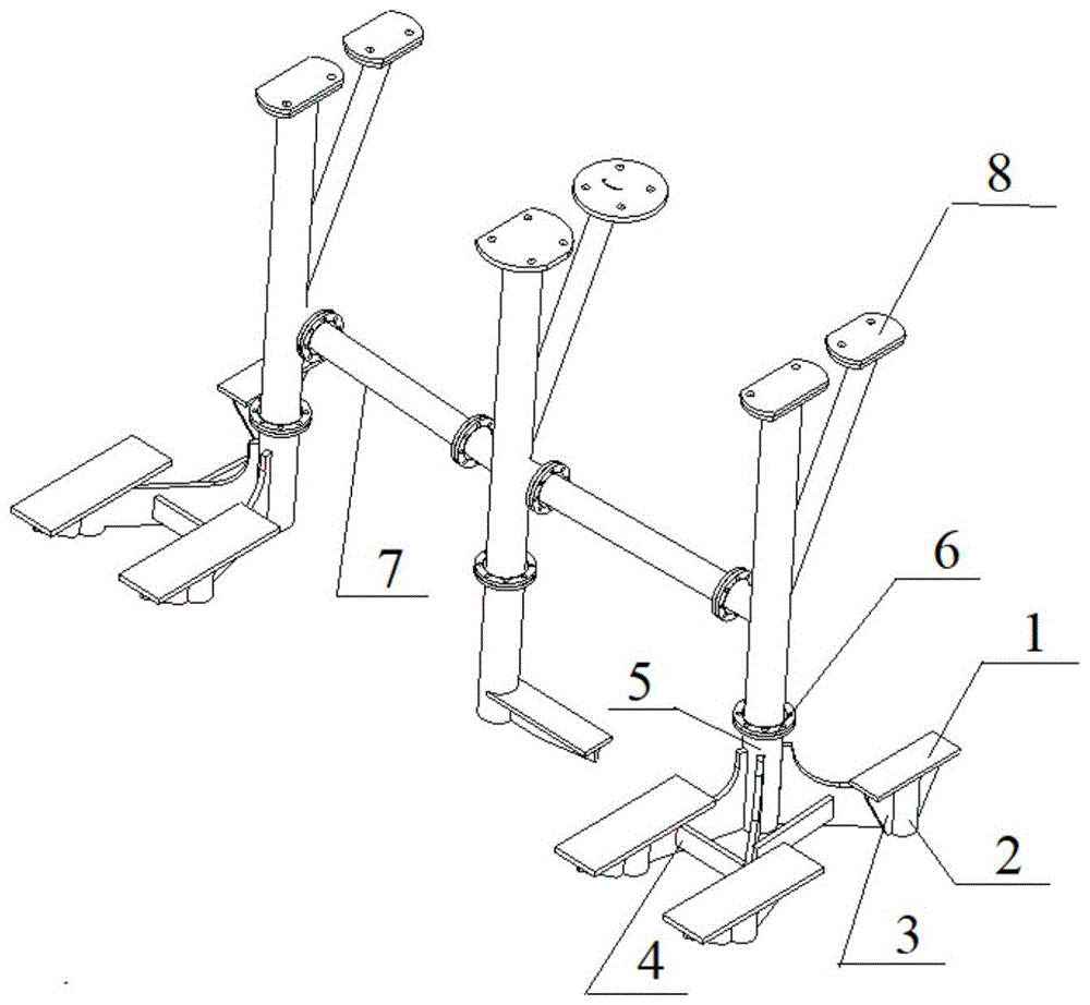 一种可拆卸爪式支吊架支撑基座的制作方法