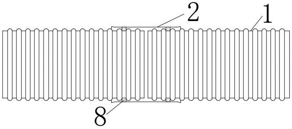 一种高弯曲弹性模量连续生产PP双壁波纹管的制作方法