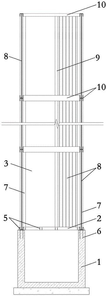 一种适用于装配式外加电梯井道的结构的制作方法