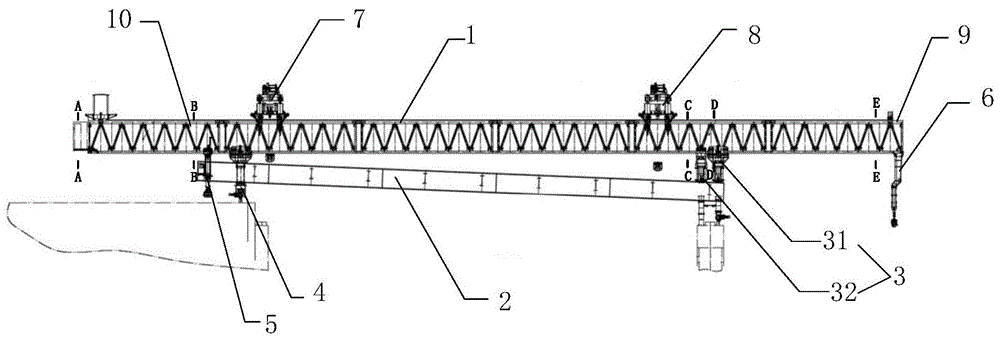 一种宽体架桥机及其架设方法与流程